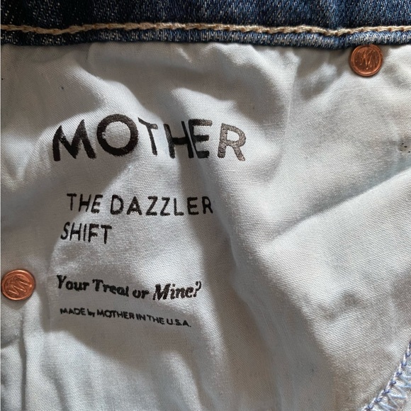 Mother Denim Jeans. The Dazzler Shift. Size 26. - Picture 5 of 7